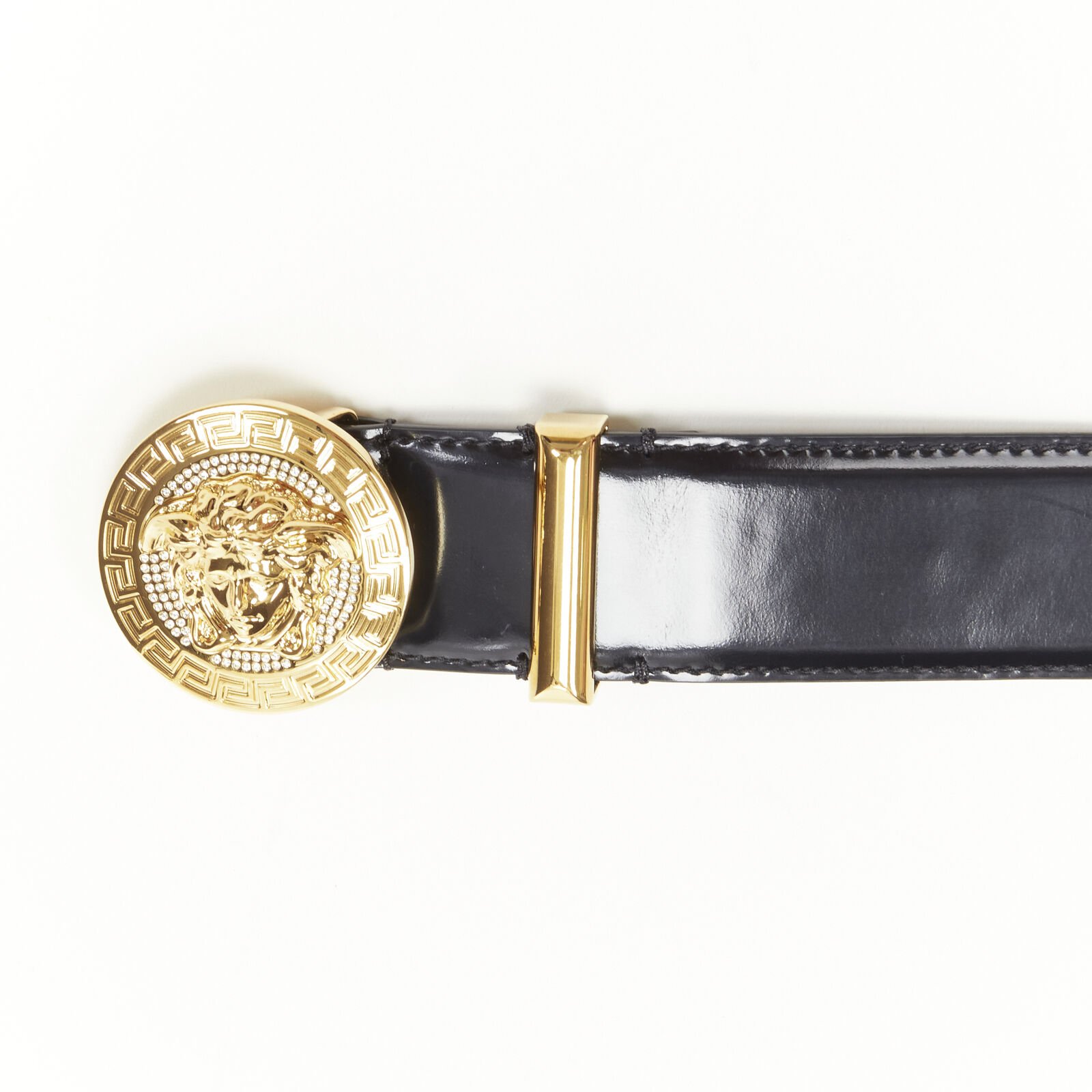 Versace Medusa Medallion Coin Belt - Side view