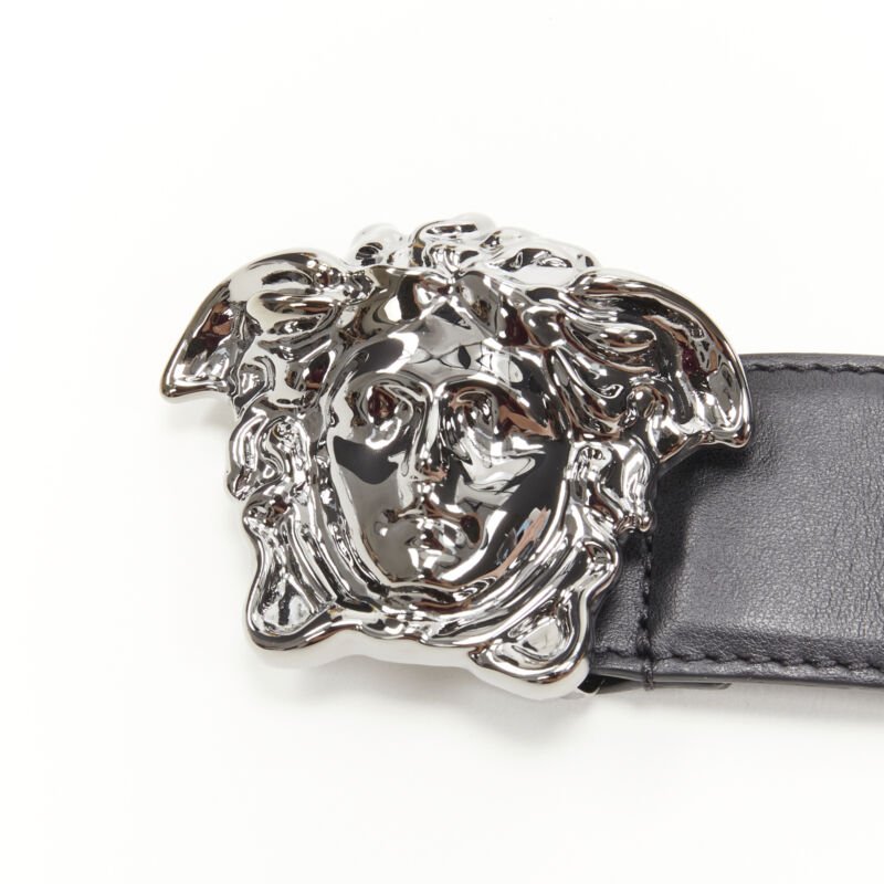 Versace Medusa ruthenium silver belt - Detail 1
