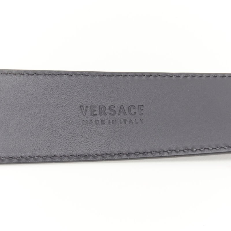 Versace Medusa ruthenium silver belt - Image 11