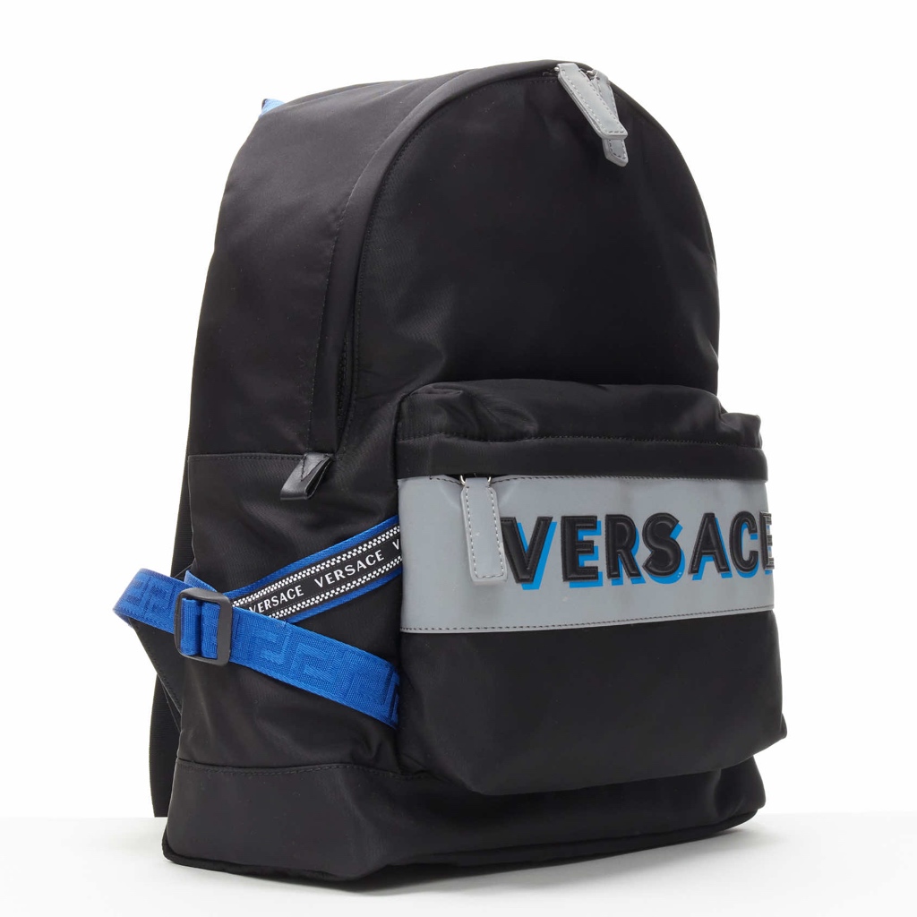 Versace Reflective Logo backpack