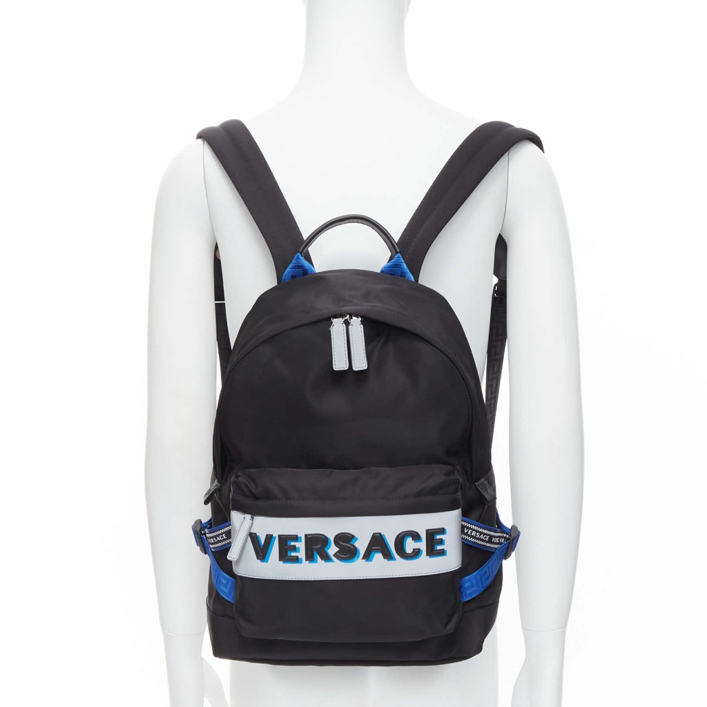 Versace Reflective Logo backpack - Back view