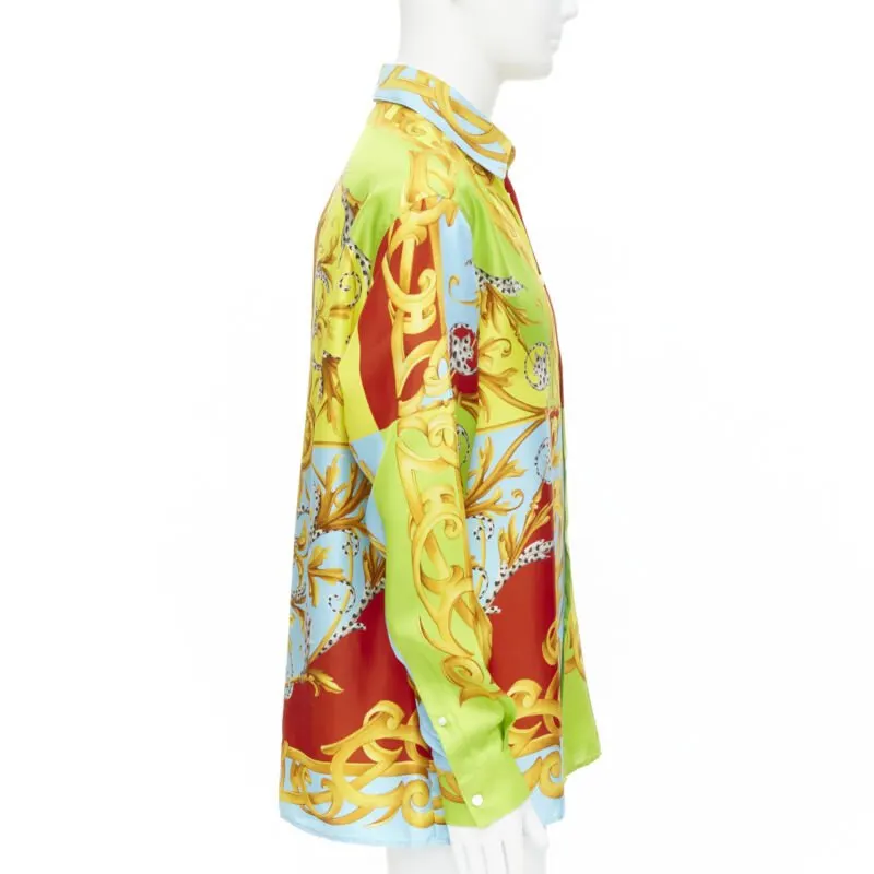 Versace Pop Print Shirt MultiColor Silk Never worn, with tag - Box View