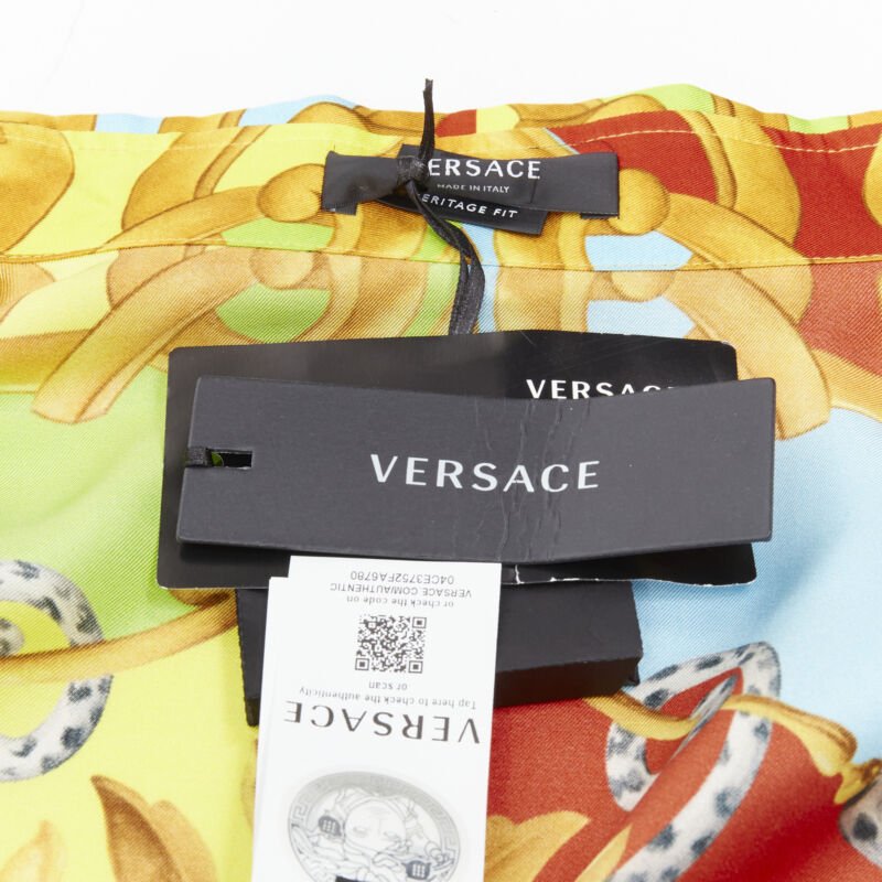 Versace Acanthus Silk Shirt - Image 11