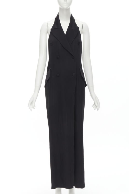 Moschino Halter Slit Jumpsuit