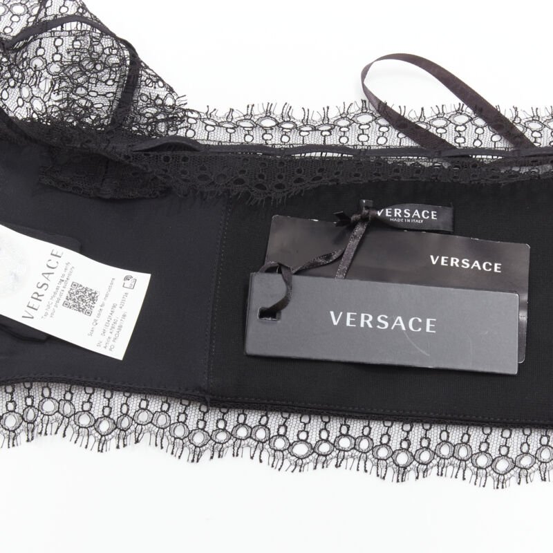 Versace Acanthus Lace Bra - Image 11