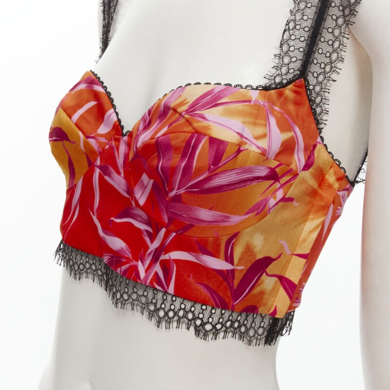 Versace Tropical Bralette - Back view
