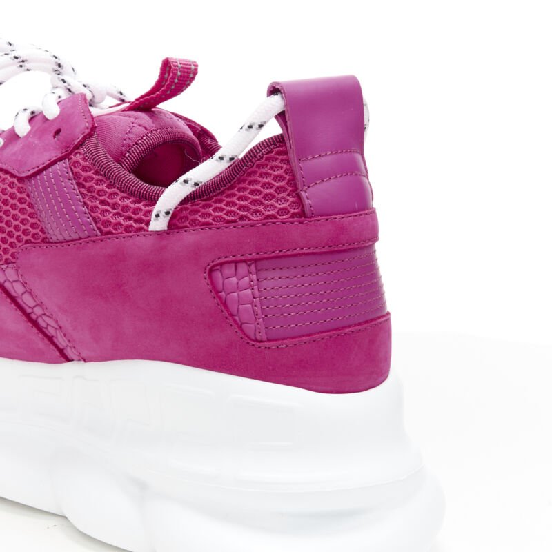Versace Pink Chunky Sneakers - Image 10