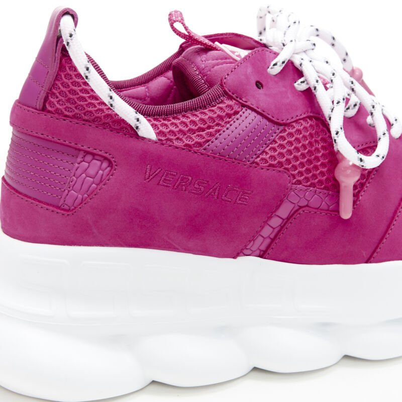 Versace Pink Chunky Sneakers - Image 11