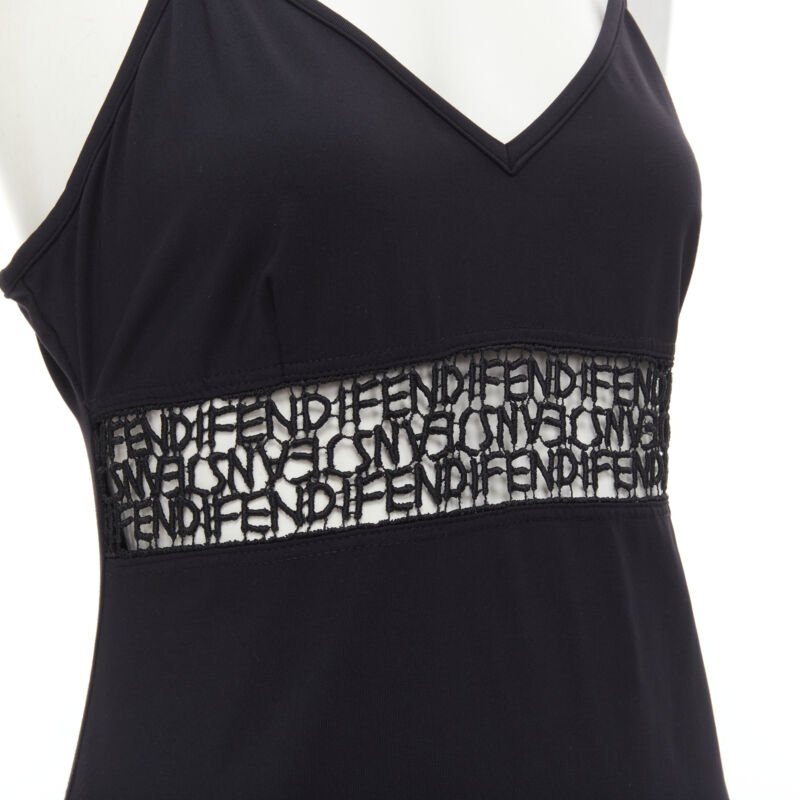 Fendi Monogram Slip Dress - Back view