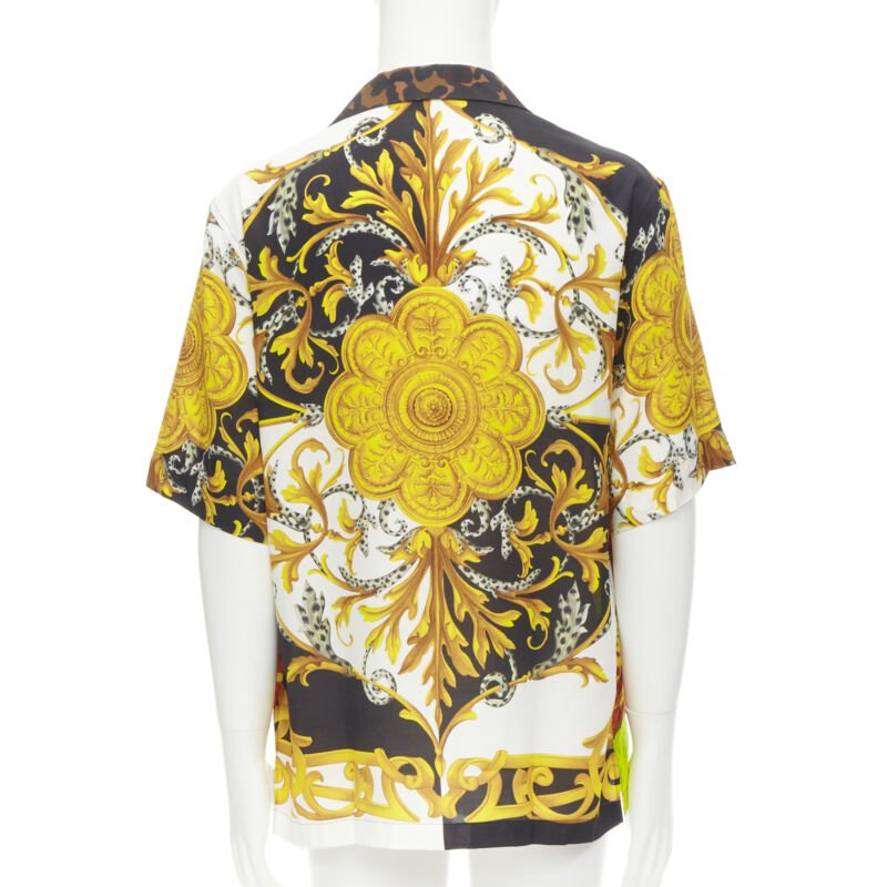 Versace Floral Baroque Shirt - Back view