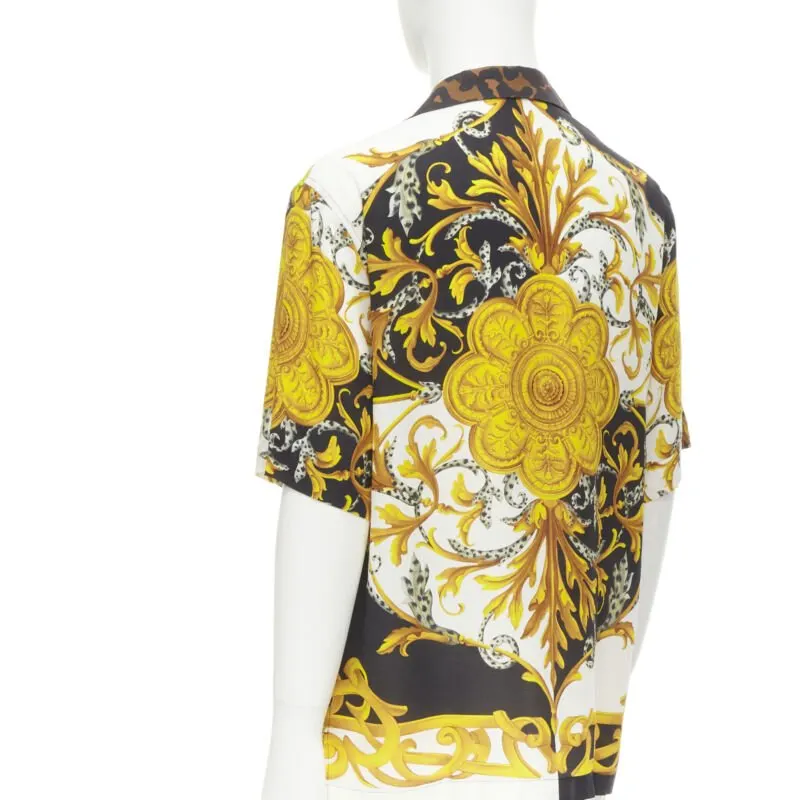 Versace Floral Baroque Shirt MultiColor Viscose Never worn, with tag - Box View