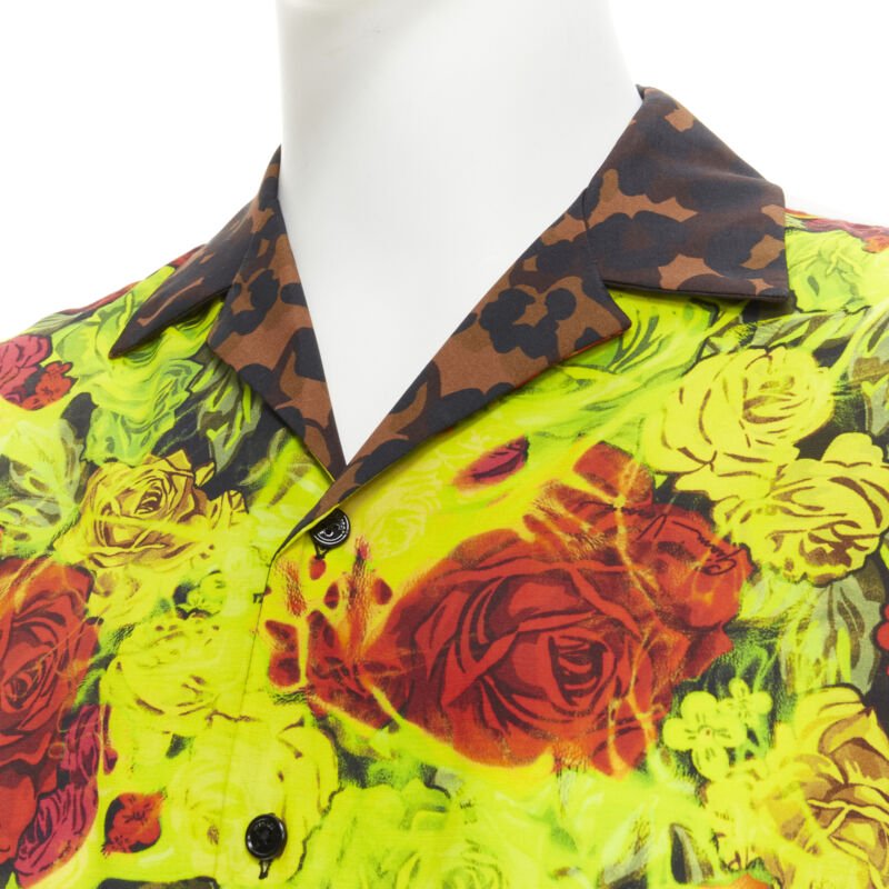 Versace Floral Baroque Shirt - Detail 1