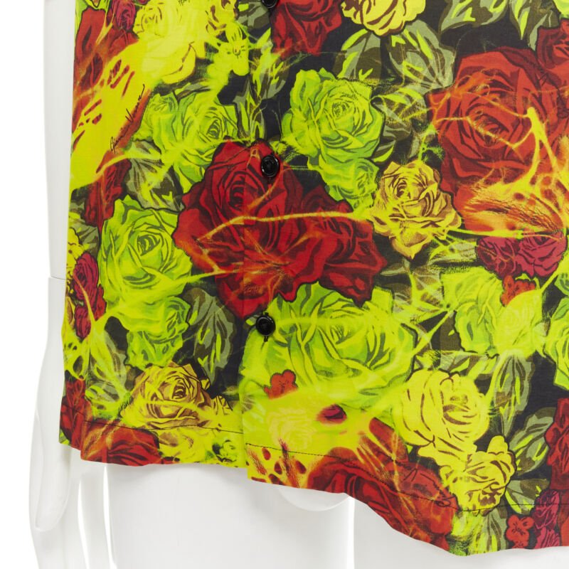 Versace Floral Baroque Shirt - Detail 2