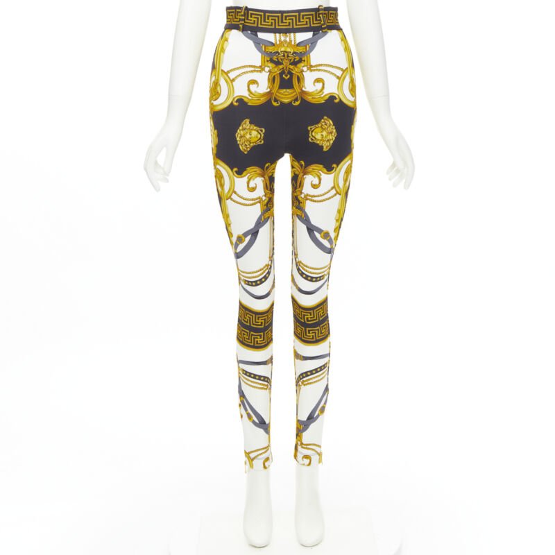 Versace Harness Leggings - Back view