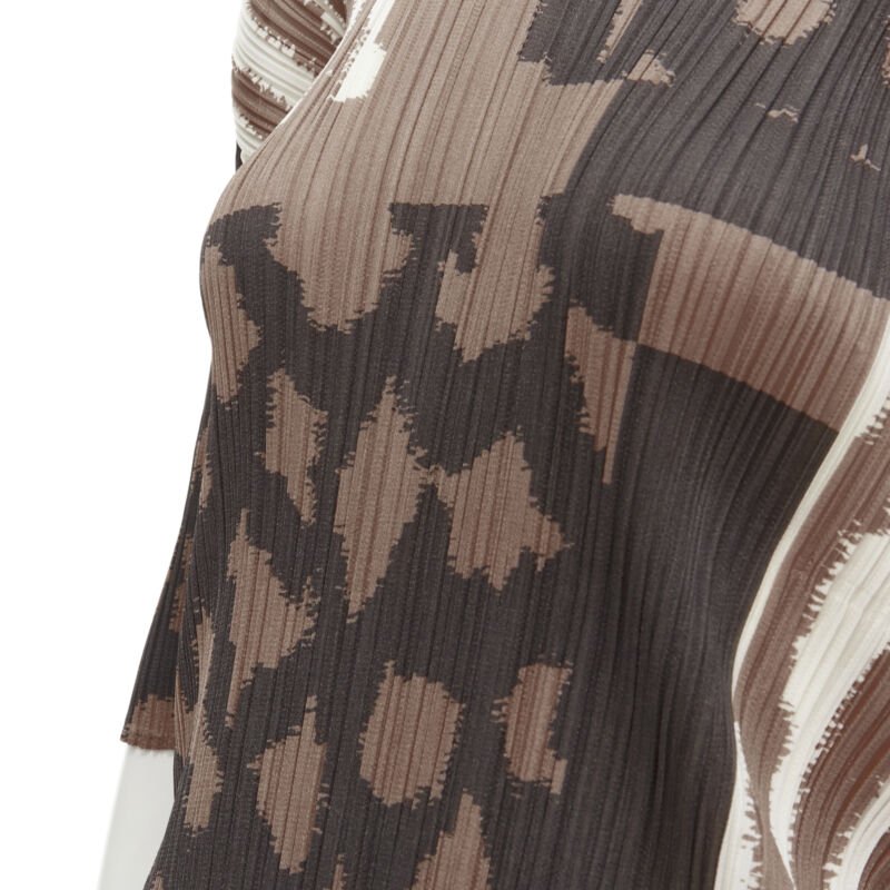 Pleats Please Abstract Pleated Top - Back view