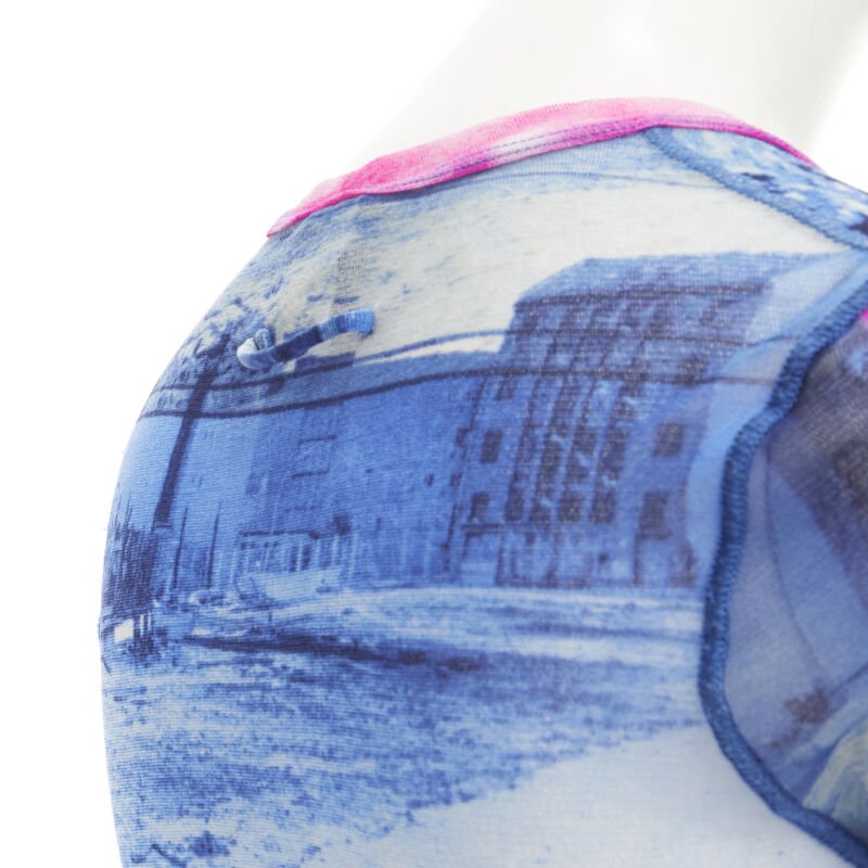 Jean Paul Gaultier Cityscape Wrap Top - Image 10