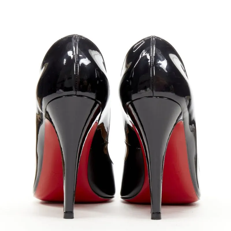 Christian Louboutin Angled Vamp Pumps Black Never worn - Box View