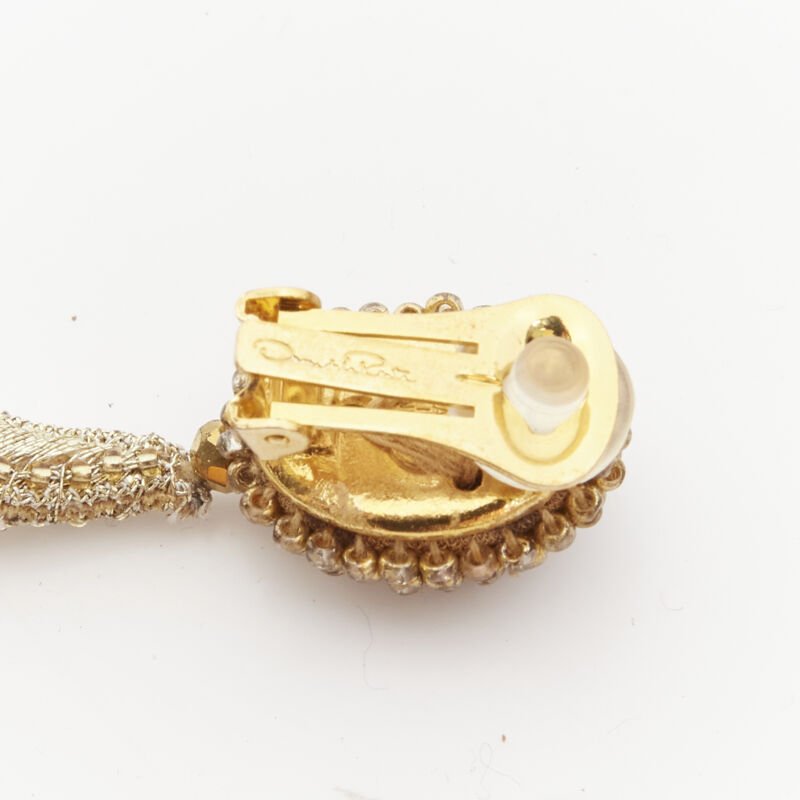 Oscar De La Renta Black Starfish Earrings - Detail 1