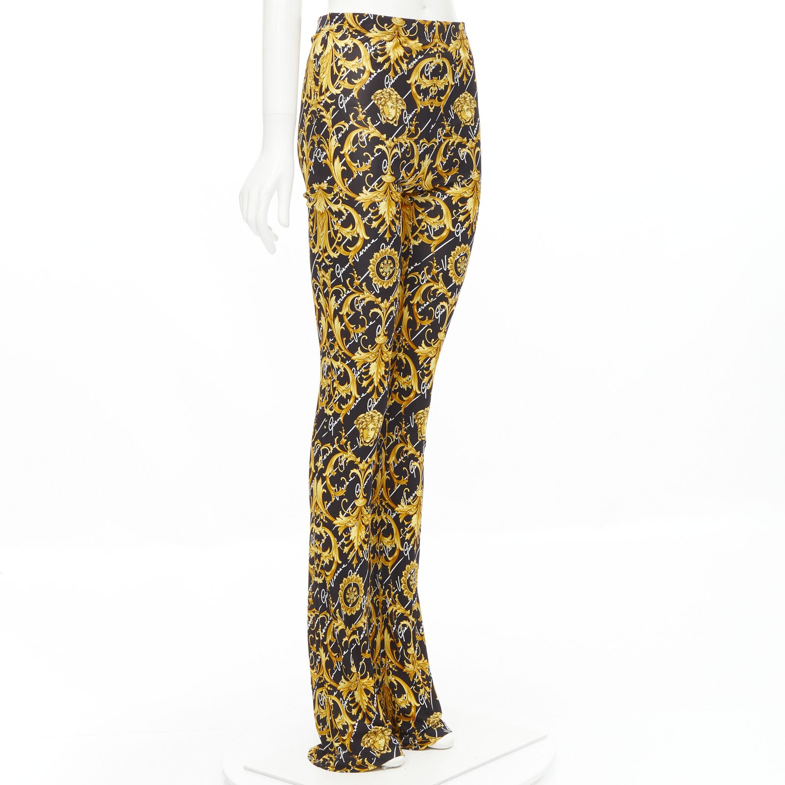 Versace Barocco Flare Pants - Image 6
