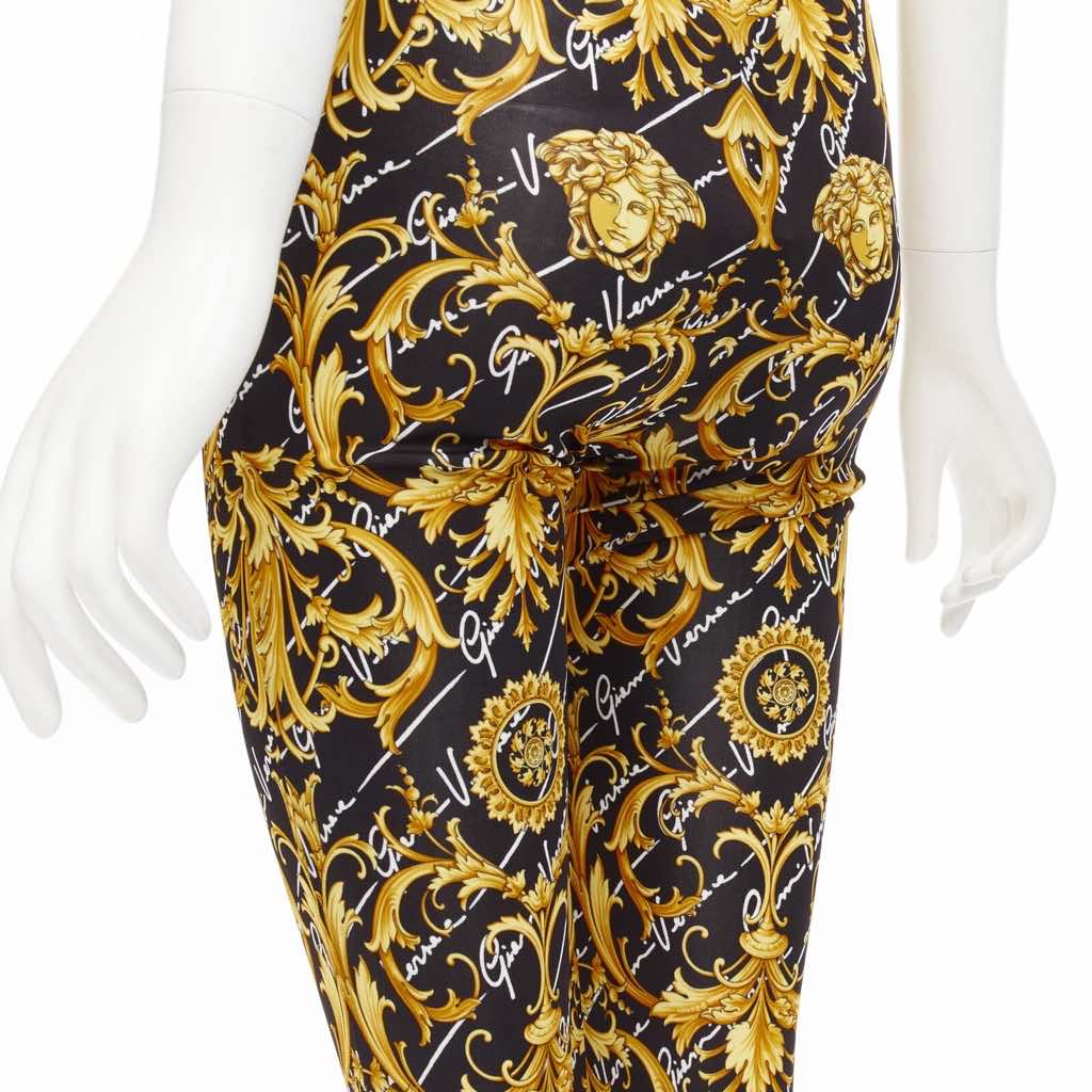 Versace Barocco Flare Pants - Image 10