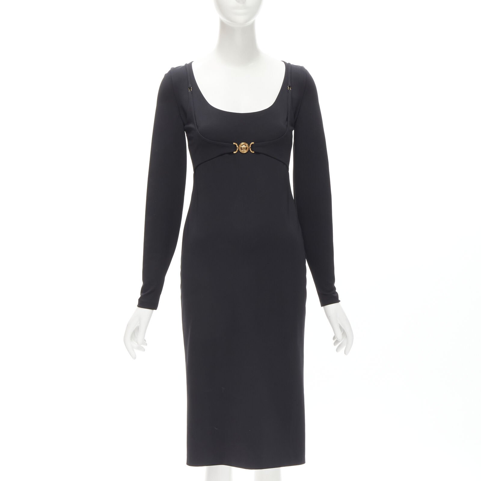 Versace Tresor Gold Dress - Image 6