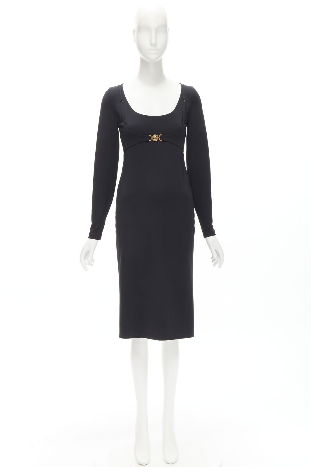 Versace Tresor Gold Dress - Image 12