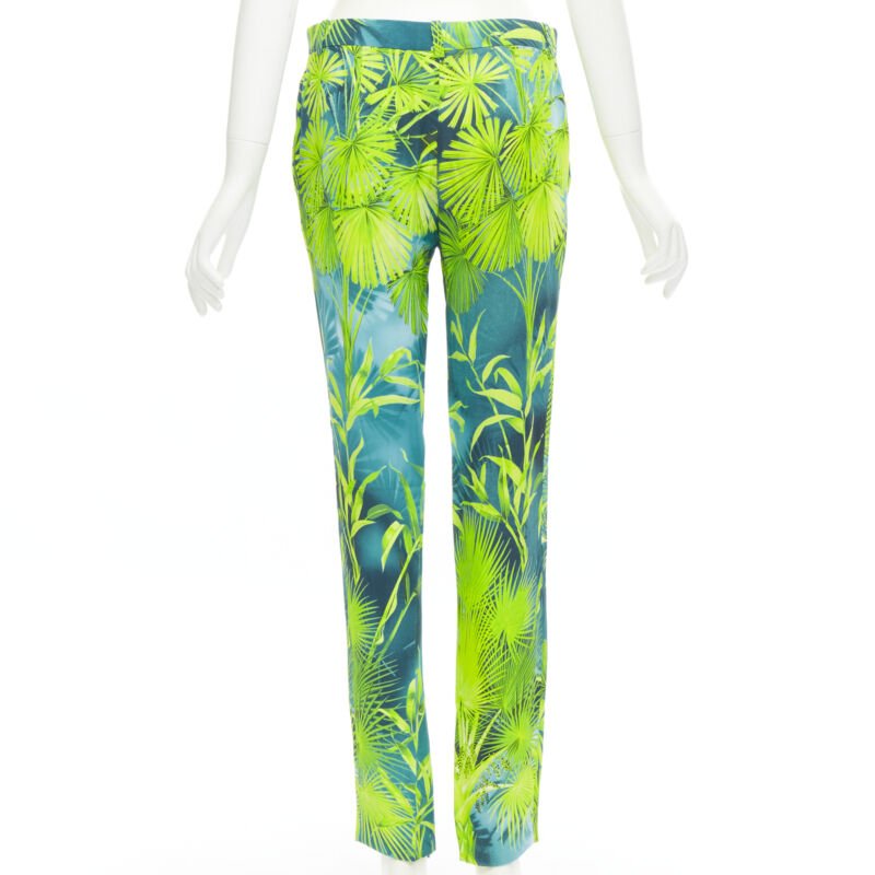 Versace Tropical Print Pants - Detail 1