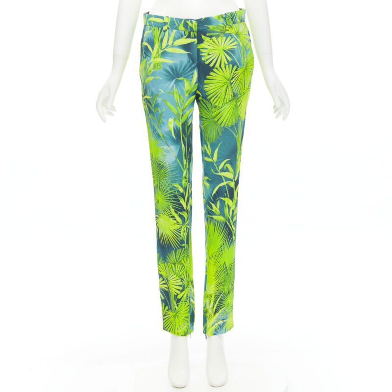 Versace Jungle Viscose Pants - Image 12