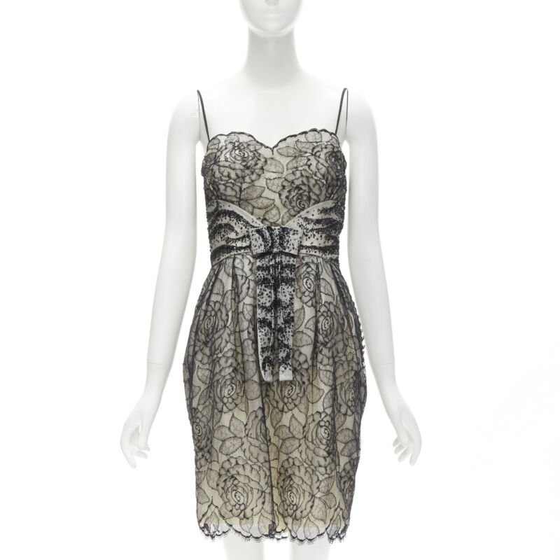 Christian Dior Bead Bow Dress