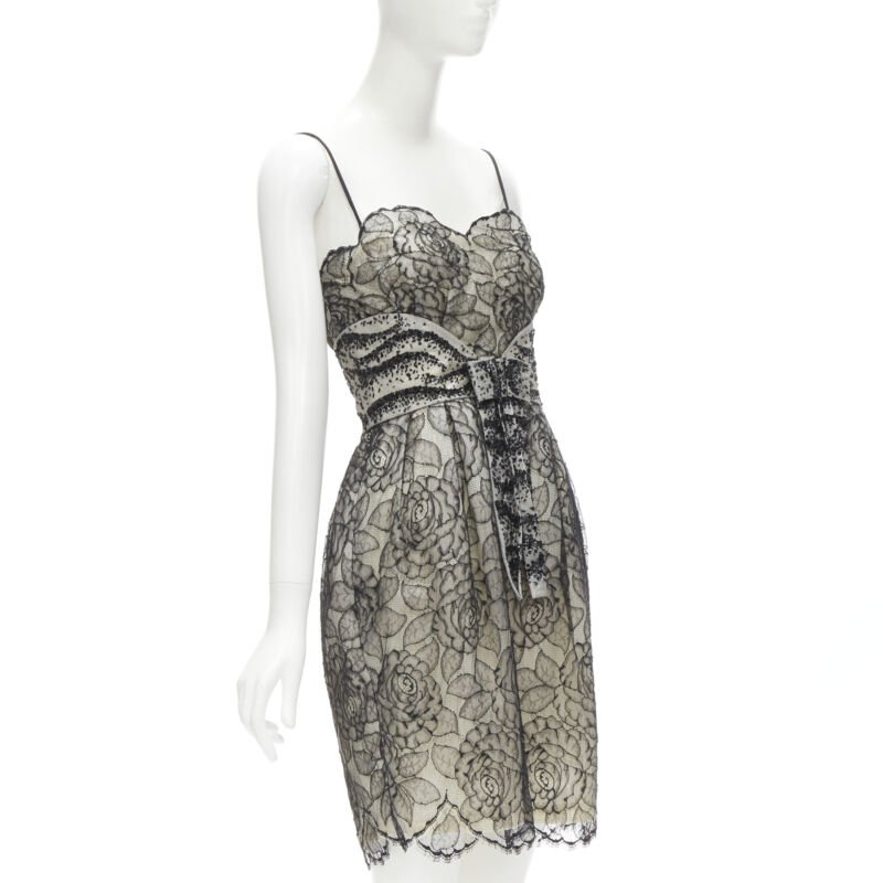 Christian Dior Bead Bow Dress - Image 6