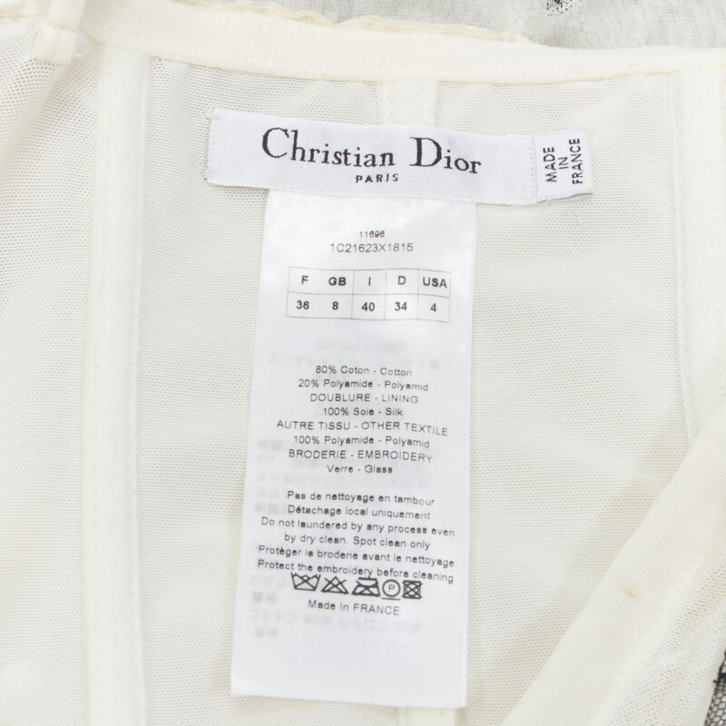 Christian Dior Bead Bow Dress - Image 12