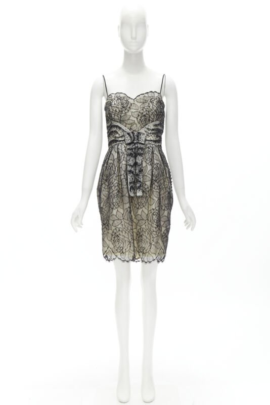 Christian Dior Bead Bow Dress - Image 13