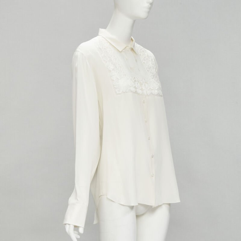 Christian Dior Floral Embroidery Shirt - Image 6