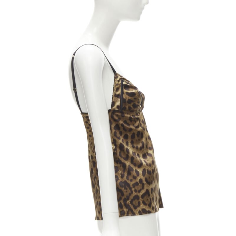Dolce & Gabbana Charm Leopard Cami - 4