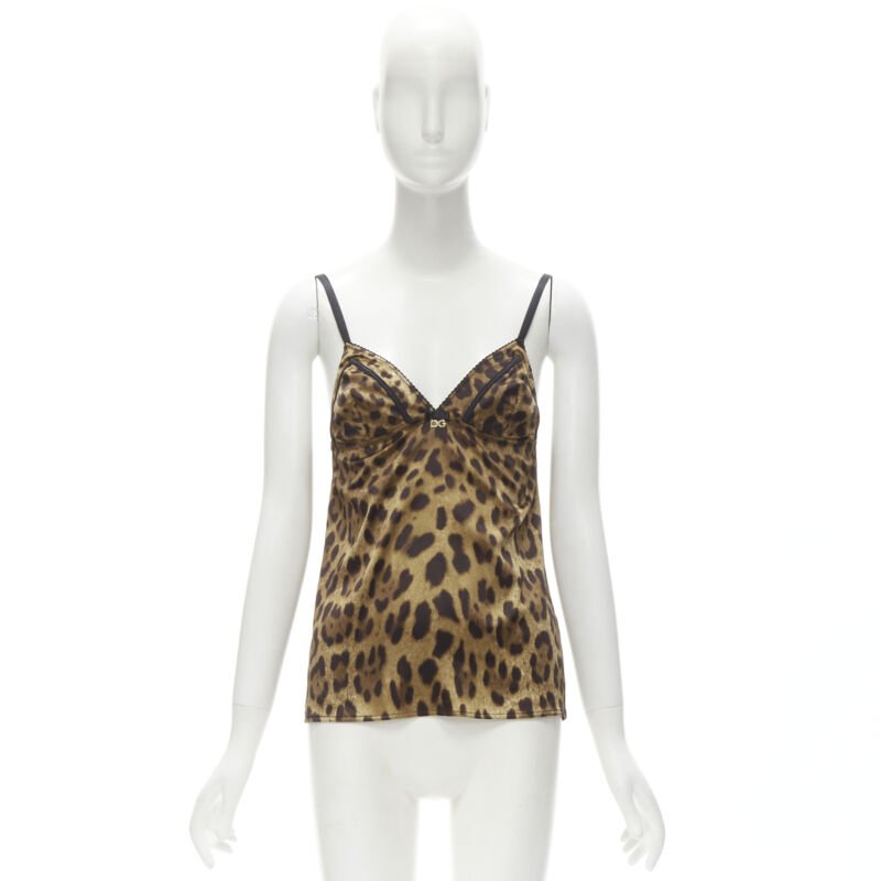 Dolce & Gabbana Charm Leopard Cami - Image 11