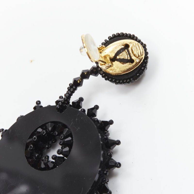 Oscar De La Renta Bold Disc earring - Side view