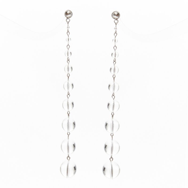 Oscar De La Renta Drop ball earrings - Back view