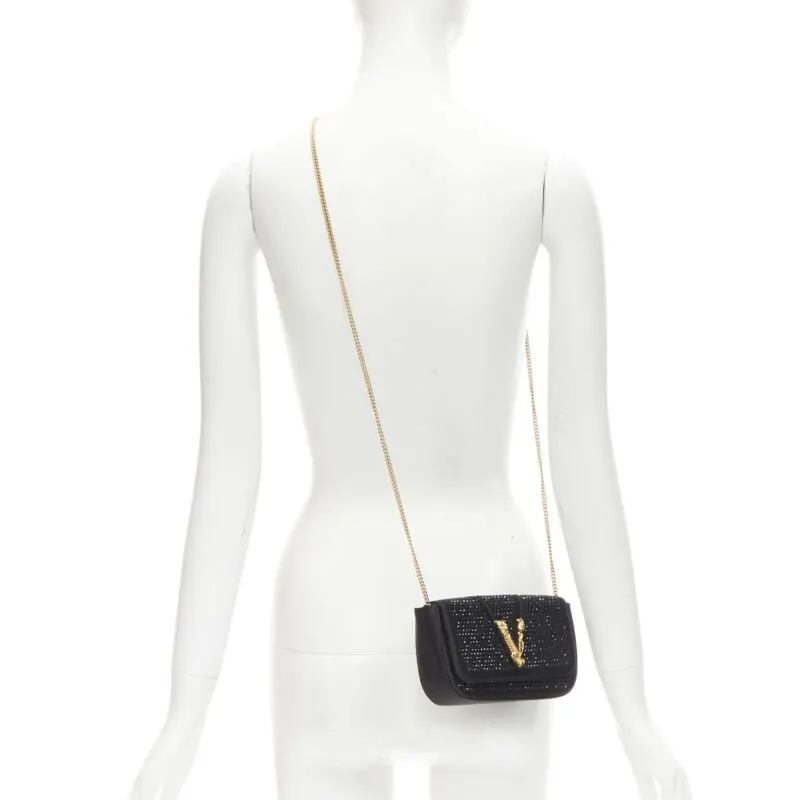 Versace DBFH209 D2RASS K41OT Black Silk Never worn, with tag - Back View