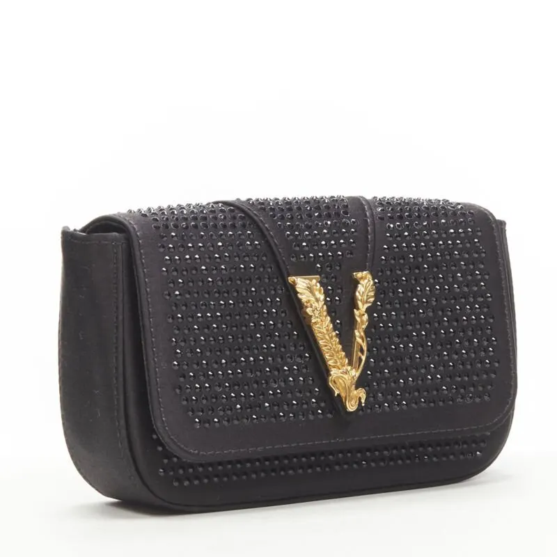 Versace DBFH209 D2RASS K41OT Black Silk Never worn, with tag - Inside View