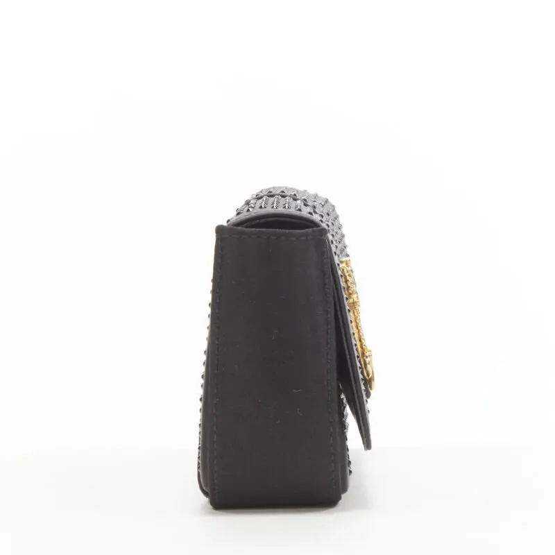 Versace DBFH209 D2RASS K41OT Black Silk Never worn, with tag - Model View
