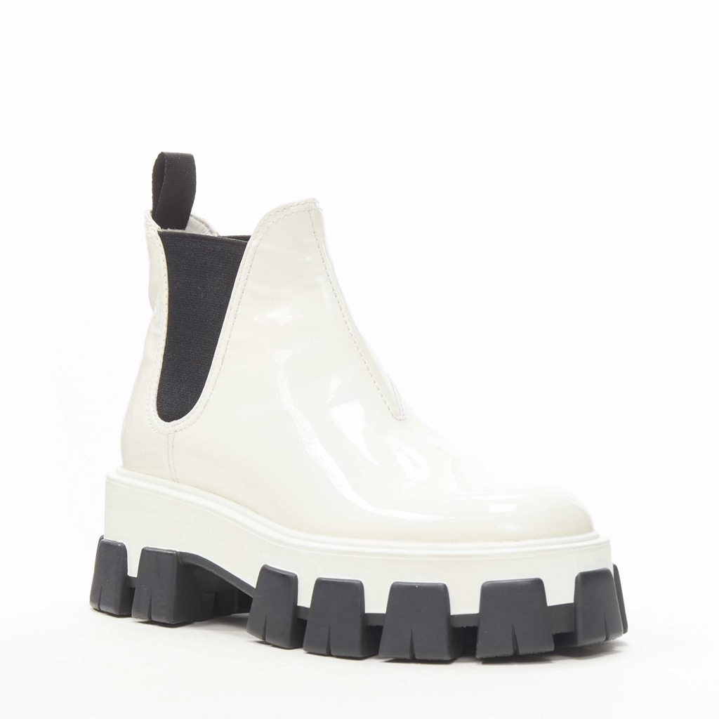 Prada Suede Fur Mules - Back view