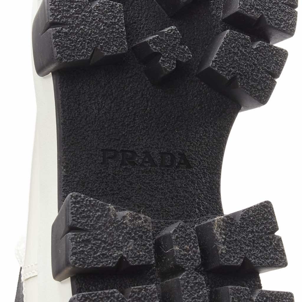 Prada Suede Fur Mules - Image 12