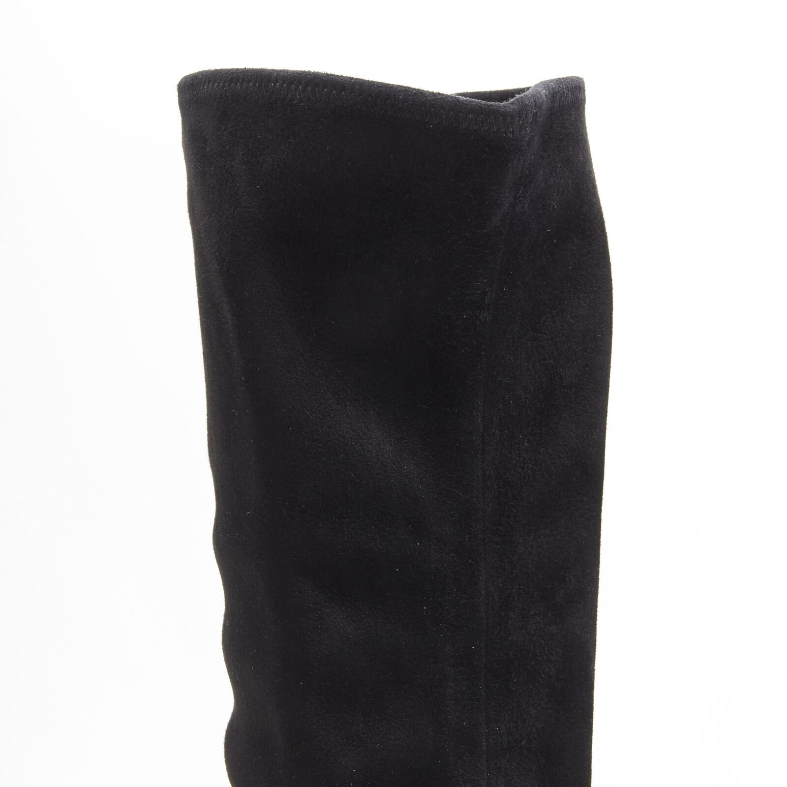 Miu Miu Suede Over Knee Boots - Image 12