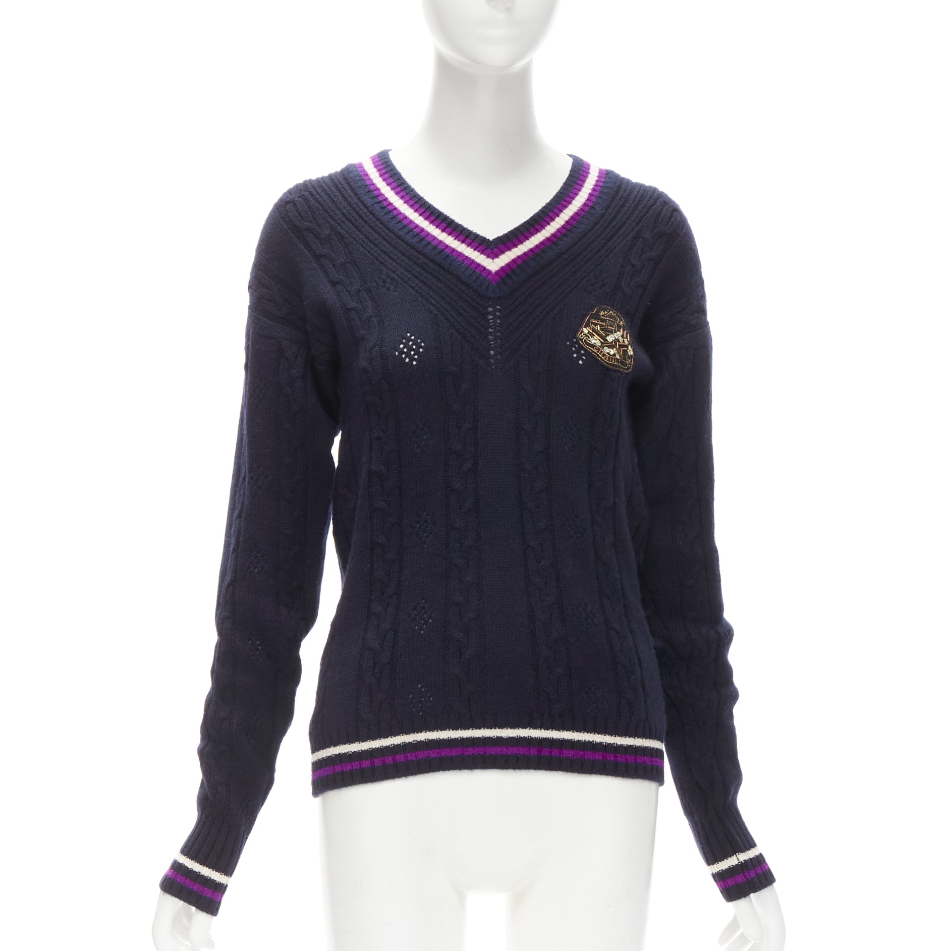 Chanel Badge Knit Sweater