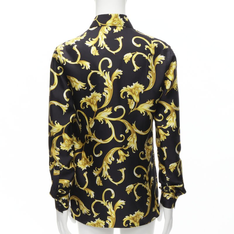 Versace Gold Flora Shirt - Side view