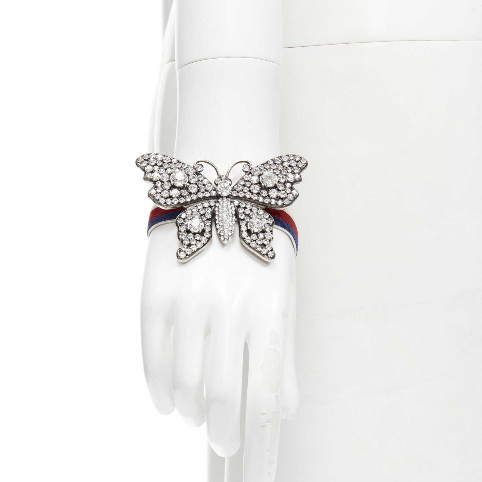 Gucci Crystal Butterfly Bracelet