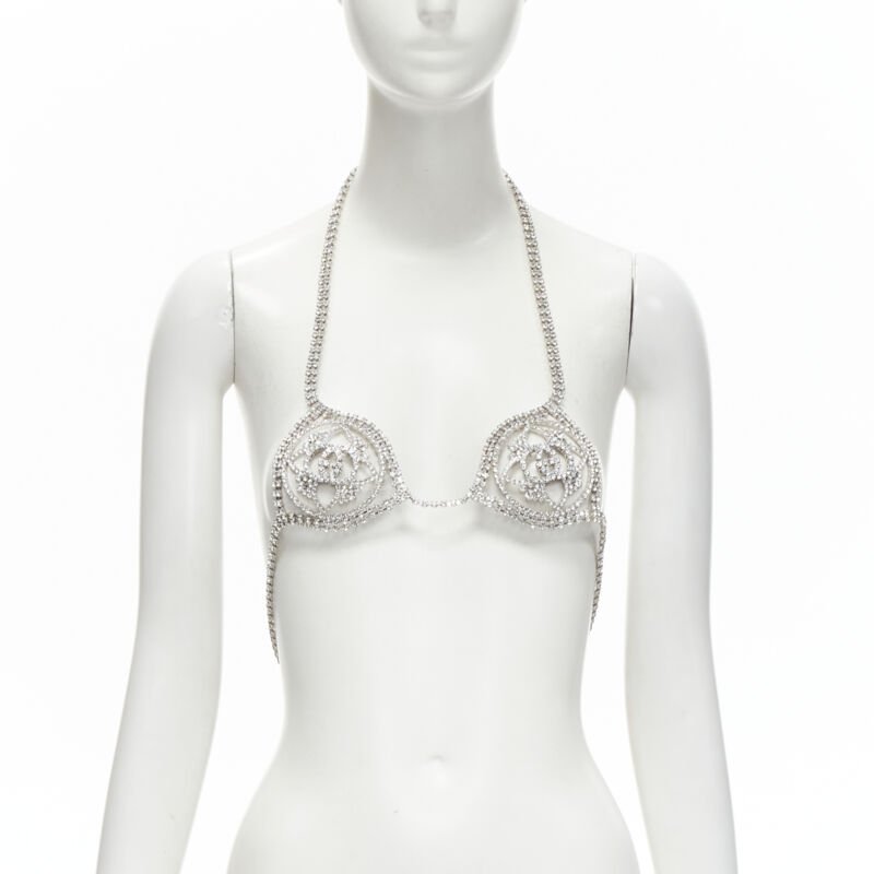 Gucci Rhinestone Showgirl Bra