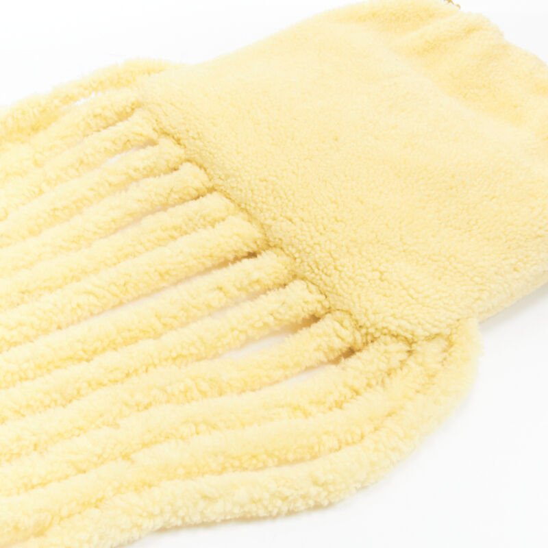 Bottega Veneta Beige Shearling Clutch - Image 11