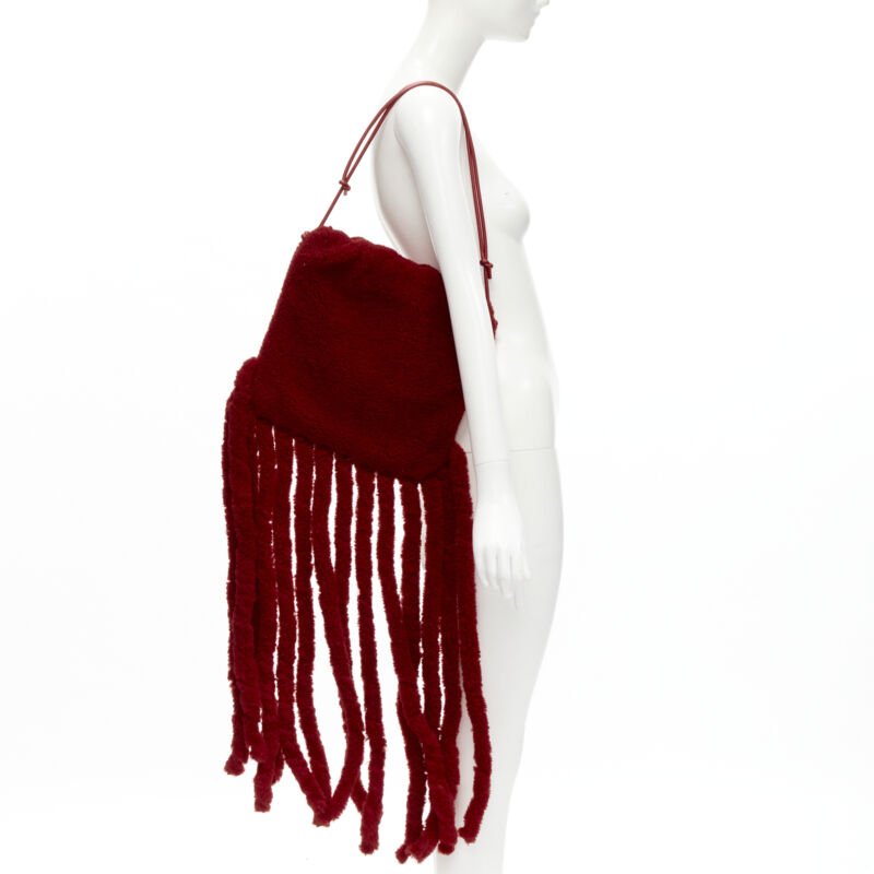Bottega Veneta Red Shearling