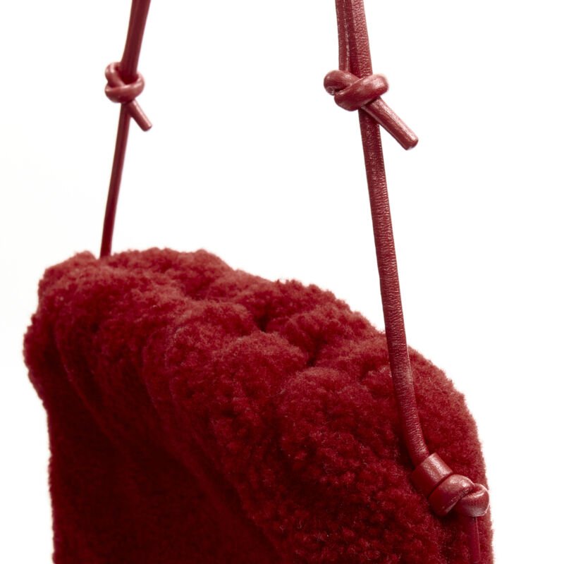 Bottega Veneta Red Shearling - Detail 2